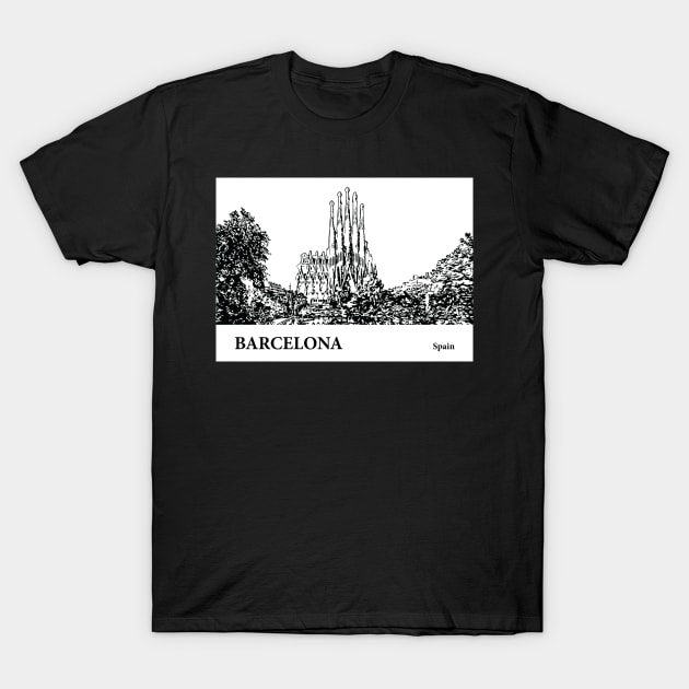 Barcelona - Spain T-Shirt by Lakeric